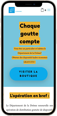 Chaque goutte compte.